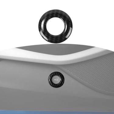 Imagem de RT-TCZ porta-malas para carro, botão aberto, interruptor de carga, acabamento em ABS, decoração para Chevrolet Camaro Interior Acessórios 2017 2018 2019 2020