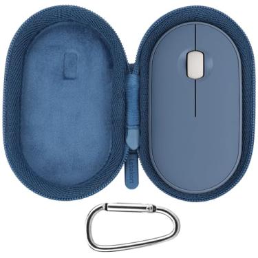 Imagem de Lebakort Capa para mouse compatível com Logitech Pebble 2 M350s / M350 / M355 / i345 / POP Slim Bluetooth Mouse sem fio (capa Blueberry)