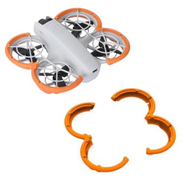 Imagem de Acessórios de proteção de para-choque Neo Drone, protetor de hélice, protetor de gimbal, capa de anel anticolisão para acessórios DJI NEO (laranja)