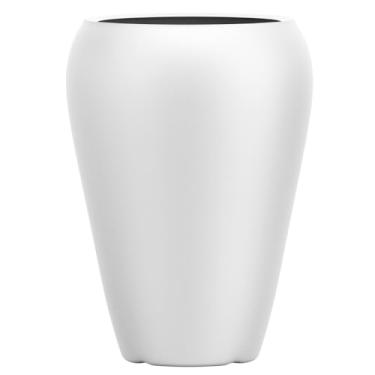Imagem de Vaso Vietnamita Fibra De Vidro Decorativo Tóquio M 62cm (Branco Fosco)