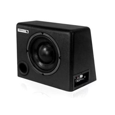 Imagem de Caixa de Som Amplificada Automotiva Carro 200W RMS 8 Polegadas - Absol