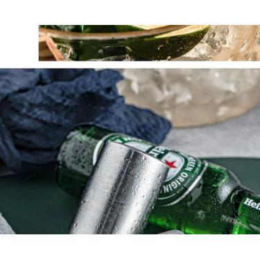 Imagem de Abridor De Cerveja Magnético Automático Magnético Aço Inoxidável Prata