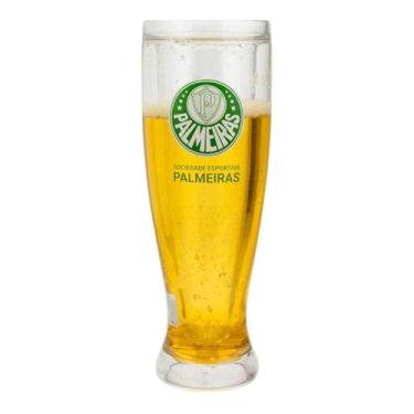 Imagem de Copo Palmeiras Oficial Para Cerveja Gel - 450ml - Mileno, Copo