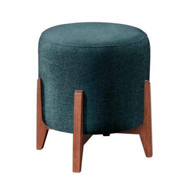 Imagem de Puff Banqueta Madeira Maciça Thor Luxo - Castellar Móbile