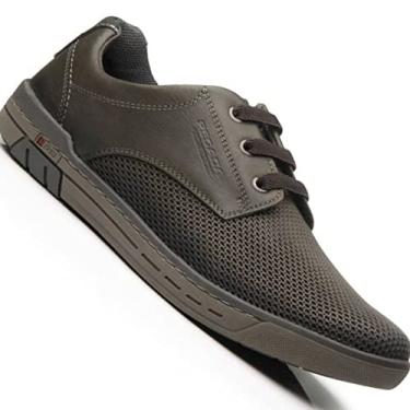 Imagem de Sapatenis Masc Pegada Washed Cravo/Anilina Preto 119306-05 Tamanho:37;Cor:Marrom