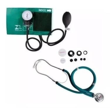 Imagem de Kit De Enfermagem Esfigmomanometro + Esteto Duplo Rappaport Premium,  