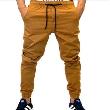 Imagem de Calça Sarja Jogger - Sky, Caramelo, GG