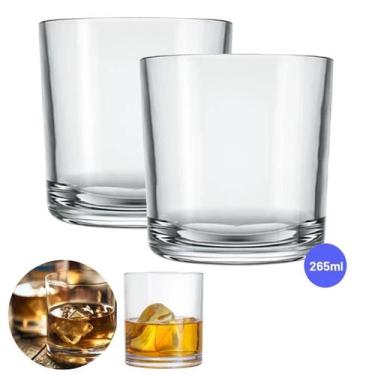 Imagem de Jogo de Copos Nadir Bar Whisky 265ml Em Vidro com 2 peças - Nadir Figu