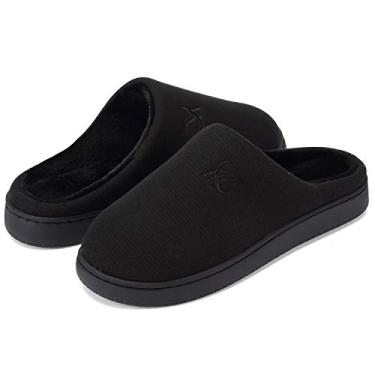 Imagem de Pantufas de espuma viscoelástica para sapatos casuais femininos e masculinos, Allblack, 7-8 Women/5-6 Men