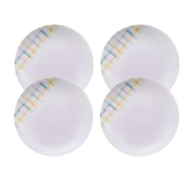 Imagem de Jogo 4 Pratos Fundos Tramontina Sweet Color em Porcelana Decorada 21 c