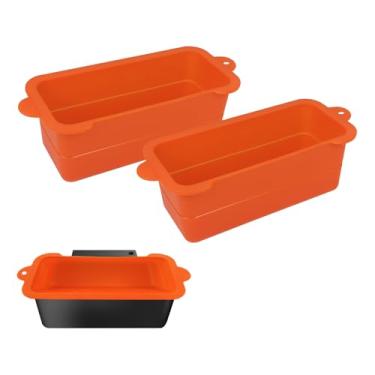 Imagem de ARTSHU Pacote com 2 forros de copo de graxa de silicone para chapa Blackstone 91 cm, 71 cm, 51 cm, forros reutilizáveis, coletores de graxa para acessórios Blackstone Grill