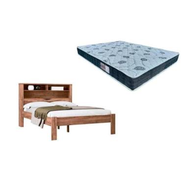 Imagem de Colchão Casal D45 Cecina + Cama Invicta Atacama - Santos Andirá