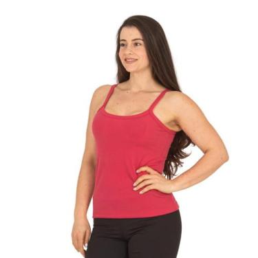 Imagem de Blusa Feminina de Alça Regata Canelada P ao GG 30-A - Lavin Basic, Ros