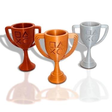 Imagem de Troféus PSN Network - Kit 3 unid - Tam GG - 3D Think BR