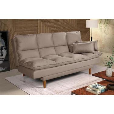 Imagem de Sofá Cama Andorra Suede - Casa Imperial, Chocolate 377