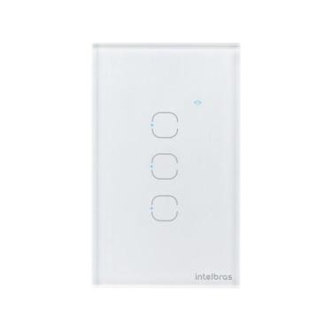 Imagem de Interruptor Inteligente de Iluminação EWS 1003 - Touch Smart Intelbras