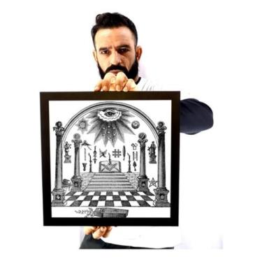 Imagem de Incrivel Quando Templo Maçon Decoração Loja - Fanarte