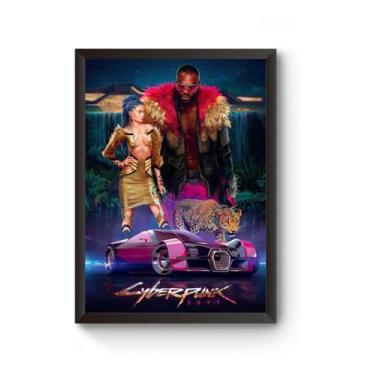 Imagem de Quadro Arte Cyberpunk 2077 Style And Substance Poster - Fanarte