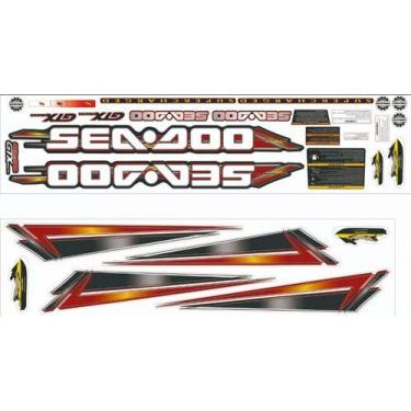 Imagem de Kit Adesivo Faixa Jet Ski Seadoo Gtx 04 Branco - SPTS