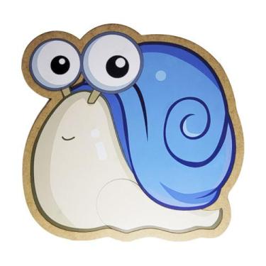 Imagem de Brinquedo Infantil Educativo Quebra Cabeça Caracol Madeira Mdf - ATACA