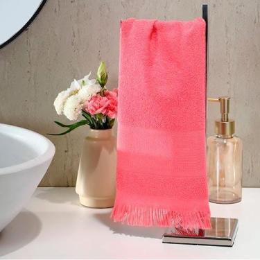 Imagem de Toalha Lavabo Para Bordar Capri II - Döhler - Dohler, 7757 CORAL