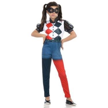 Imagem de Fantasia Arlequina - Harley Quinn - DC Super Hero Girls, UNICA, P