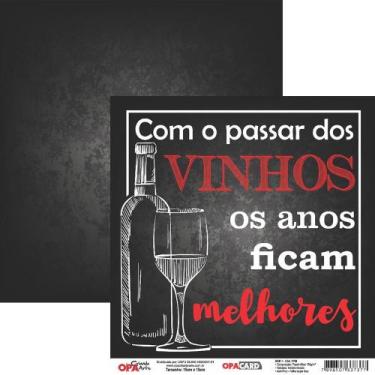 Imagem de Papel para Scrapbook OPACARD 15 x 15 cm - Bar 1 - 2789 - Opa Criando A