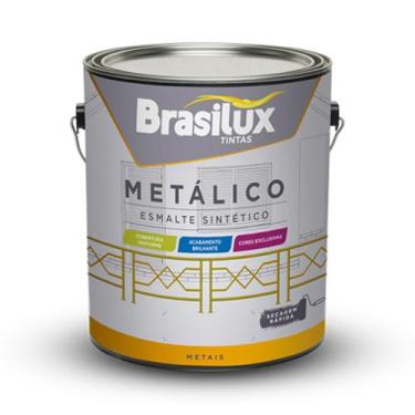 Imagem de Tinta Marrom Avelã Esmalte Sintético Metálico 3,6l - Brasilux