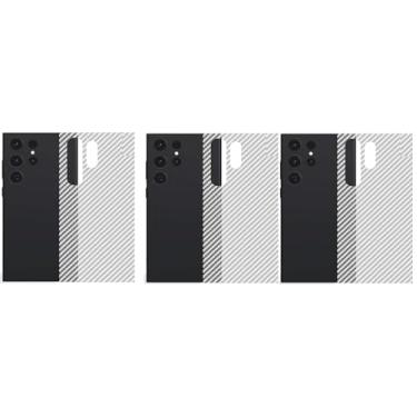 Imagem de Combo 3x Película De Fibra De Carbono Traseira Verso Para Samsung Galaxy S23 ULTRA