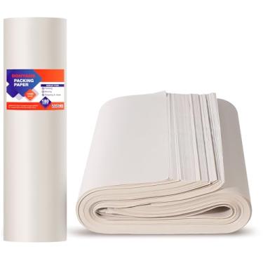 Imagem de Folhas de papel de embalagem de 38 cm x 30 cm, folhas de papel de papel de jornal para caixas de mudança, caixas de embalagem para mudança, suprimentos de envio, papel de embrulho para mudança, papel