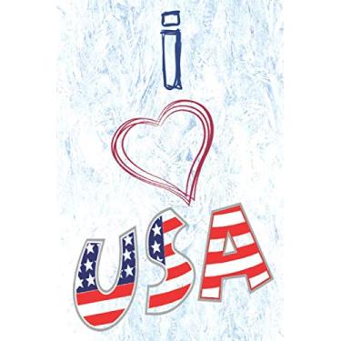 Imagem de I love u s a: Notebook for Taking Notes,pocket book for all ages to write in current or future ideas, thougts, lessons… (men-women- teens - kids - students-workers)