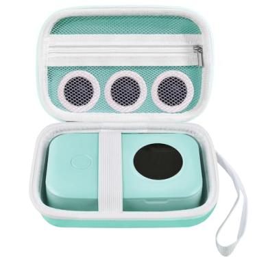 Imagem de Lumus&Solem Estojo para Fabricante de Etiquetas D30 Verde Compatível com Fabricante de Etiquetas Phomemo D30 D35, para Niimbot D11 D110, para Jadens D110, Estojo para Armazenamento e Transporte Fácil,