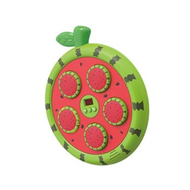 Imagem de rockible Máquina de boxe musical eletrônica, alvo de reação doméstica, ferramenta de treinamento de boxe, alvo de parede para prática de kickboxing em casa, Melancia