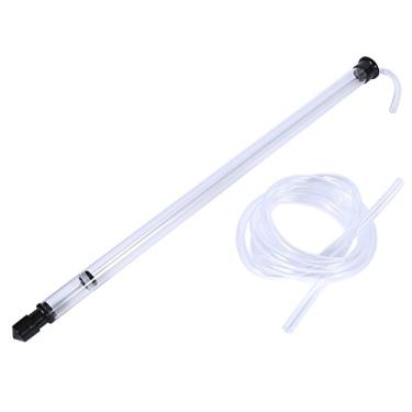 Imagem de Bengala de sifão automático para garrafa de balde de vinho de cerveja com tubo de plástico transparente simplifica as transferências de fermentadores, minimizando a coleta de sedimentos para