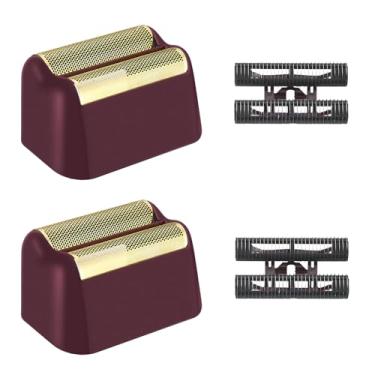 Imagem de Conjunto de lâmina de substituição e barra de corte profissional 5 Star Series Finale compatível com Wahl Shaver Foil 7031-100, 7043-100 (vermelho-2)