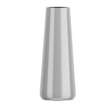 Imagem de Vaso Alto Vitrificado Fibra De Vidro 90cm Estilo Vietnamita (Prata)