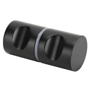 Imagem de Maçaneta de Porta de Vidro Sólida para Banheiro, Furo único, Maçaneta de Banheiro - Montado na Parede para Interiores Modernos