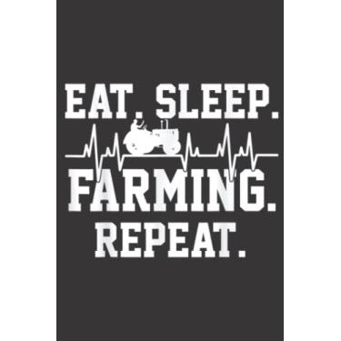 Imagem de Farm Farmer Heartbeat Meme: Lined Journal Notebook To Do Schedule, Medium 6x9 Inches, 100 Pages, Printed Cover