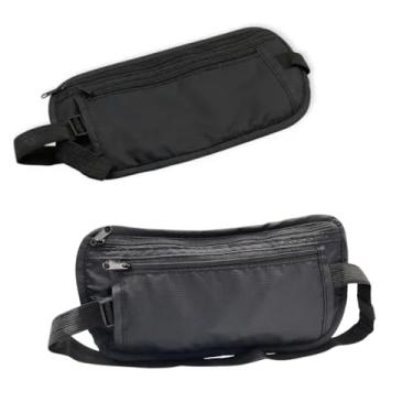 Imagem de Pochete Doleira Porta Dinheiro Preto