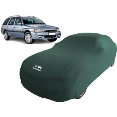Imagem de Capa Veste Fácil Com Elástico Para Carro Ford Escort Perua - Mz, Verde