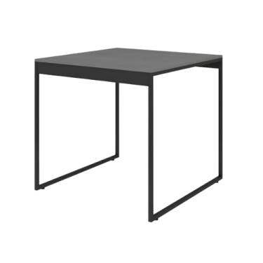 Imagem de Mesa de Sala de Jantar 4 Pessoas Amadeirada(Preto 80x80)