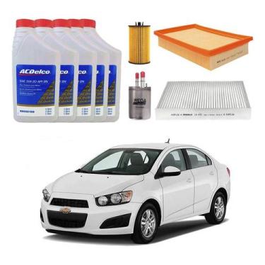 Imagem de Kit Revisao Troca Oleo Filtro Sonic Sedan 1.6 2012 A 2014 - Wega