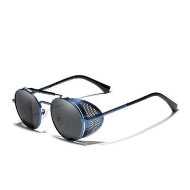 Imagem de Óculos de Sol   Steampunk Kingseven UV400 Anti-Reflexo - Azul Escuro