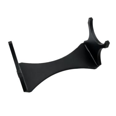 Imagem de ZZHXSM Suporte de exibição em forma de U acrílico preto 12 x 5 x 6 cm Artefatos Brinquedos Display Organizer Samurai Espada Rack para Varinhas Adagas Instrumentos Musicais Brinquedos Espadas Laser