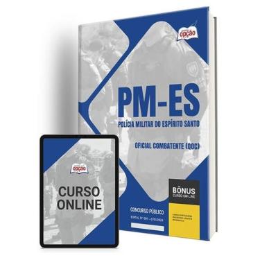 Imagem de Apostila PM-ES 2024 - Oficial Combatente (QOC) - Apostilas Opção