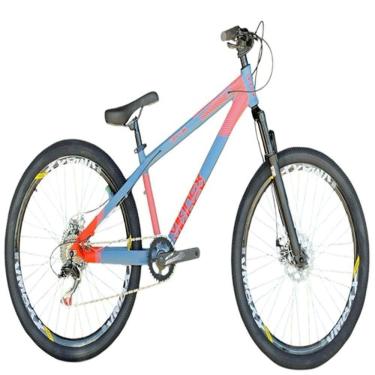 Imagem de Bicicleta Vikingx X-35 Azul Petróleo Wheeling Single Freio A Disco 1x7