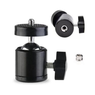Imagem de Mini Cabeça Ballhead 360 Articulado 1/4 3/8 Para Ring Light - SDT