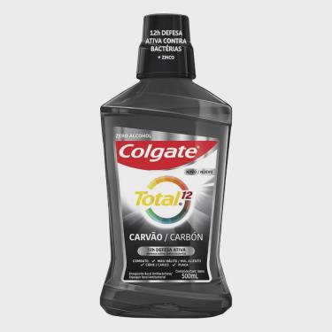 Imagem de Enxaguante bucal colgate total 12 carvão 500ML
