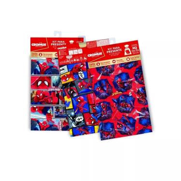 Imagem de Saco para Presente Homem-Aranha Sortido 45x59 cm 2 un. Cromus Brilhante