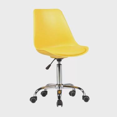 Imagem de Cadeira para Escritório Secretária Decorativa Eames Chicago Fratini Móveis